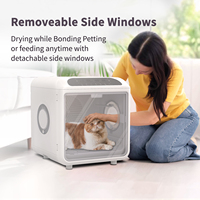 Écran tactile ajuster vitesse température minuterie 72L Pet sèche chambre automatique professionnel chien Pet sèche-cheveux boîte chat séchage Machine