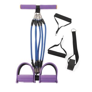 Multi-tube TPE Foot Tension <b>Trainer</b> <b>Foam</b> Grip Pull Cord Portable Home Body Shaping Resistance Workout Gear Custom Tension - Product Image 1