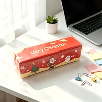 Nouveautés Jouet Squishy Noël en forme de beurre avec motif Père Noël pour le soulagement du stress et le jeu sensoriel des fêtes