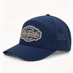 Gorra de Béisbol de Alta Calidad de 6 Paneles con Visera Plana Impermeable, Estilo Hip Hop Personalizado para Deportes al Aire Libre y Moda - Product Image 3