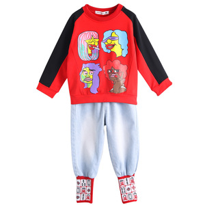 Ropa Infantil al por Mayor: Jeans de Niña con Diseño de Ángeles, Nueva Tendencia de Moda, Camisetas de Marca con Detalles en Bambú - Product Image 5