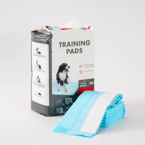 無料サンプルX大型カスタムパッケージ5層漏れ防止犬子犬おしっこパッド使い捨て尿トレーニングパッドペットクリーニンググルーミング