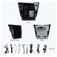 Écran Tesla 12,1 pouces, autoradio GPS avec OBD2 pour X-Trail T32 Qashqai 2014-2016, 4G/WiFi, amplificateur Android RGB