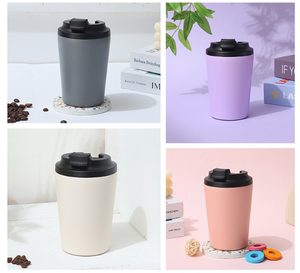 แก้วน้ำสแตนเลสเก็บความร้อนพร้อมฝาปิด แก้วกาแฟ ขายส่ง ปี 2025 - Product Image 3
