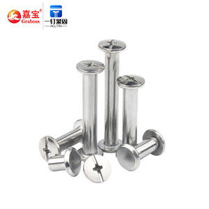 Vis de reliure Chicago en acier inoxydable de haute qualité vis à ceinture en métal Rivets vis de reliure Chicago - Product Image 3