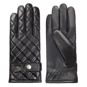 Ucuz Cuero dokunmatik ekran polar astar sürüş erkekler gerçek koyun derisi deri kış eldiven - Product Image 2