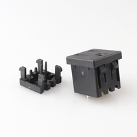 Prise NEMA 10A en laiton, cuivre et nylon avec connecteurs femelles à 3 broches pour montage sur panneau, 1 prise AC PDU 110-250V CCC/CE/TUV Noir