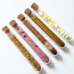 Transparent Ps Test Tubes 20X150Mm With Cork For <b>Bath</b> Salts Cigars Candies <b>Storage</b> 30Ml Capacity Observable Design - Product Image 3
