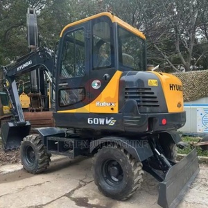 Excavadora de Ruedas Usada Hyundai 60WVS de 6 Toneladas de Alta Calidad |   Motor de Oruga de Alto Rendimiento Confiable en Venta - Product Image 1