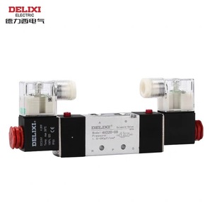 Vanne solénoïde Delixi 2 positions 5 voies 4V220 08 220V à double commande électrique, vanne de commande pneumatique - Product Image 2