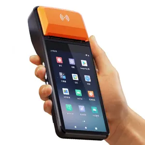 Borne de point de vente portable 3G de Machine de système Android de Barway avec imprimante de 58mm