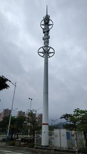 Mạ kẽm monopole Viễn Thông tháp thép thông tin liên lạc mast tín hiệu cực 5g di động di động cơ sở trạm ăng ten 10m 20m 30M 40m - Product Image 6