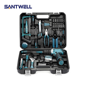 Ensemble <span class=keywords><strong>de</strong></span> perceuse électrique à main <span class=keywords><strong>de</strong></span> 19 à 160 pièces, boîte à outils, kit combiné multifonctionnel <span class=keywords><strong>pour</strong></span> <span class=keywords><strong>la</strong></span> maison, vente en gros - Product Image 4