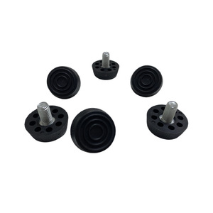 Pieds de meubles réglables Xinjunye, 8, 10, 14 cm de hauteur, base à vis en plastique noir pour tables, chaises, armoires - Product Image 2