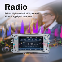 Pour Ford Focus (2008-2012) Écran 7 pouces Android 15 Autoradio, CarPlay sans fil & Android Auto Lecteur multimédia vidéo Stéréo de voiture