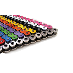 Juego de <span class=keywords><strong>cadena</strong></span> <span class=keywords><strong>dorada</strong></span> para motocicleta, cadenas de piñón de acero de nueva condición para piezas de transmisión de motocicletas 420 <span class=keywords><strong>428</strong></span> 428H 520 - Product Image 2