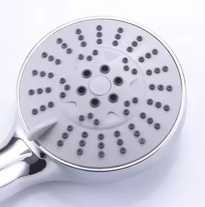 Moderno cabezal de ducha de lluvia cromado de pared con 3 salidas de agua, alta <span class=keywords><strong>presión</strong></span> y ahorro de agua para accesorios de grifería de baño - Product Image 5