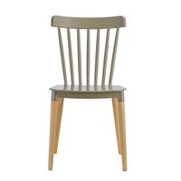 Ensemble de table et chaises de salle à manger classique 4 places HY moderne en plastique léger et contemporain pour usage domestique