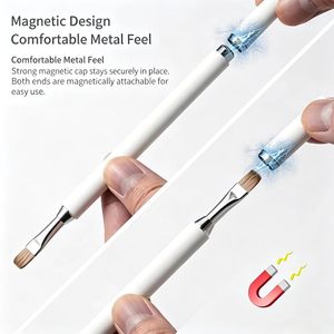 Lot de 10 pinceaux magnétiques pour ongles, professionnels, plats, pour gel, liner et dégradé, pour manucure et nail art, vente en gros pour salons - Product Image 2