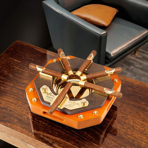 Jifeng ที่เขี่ยซิการ์แปดเหลี่ยมมีเอกลักษณ์ JF-6002พร้อมทั้งไม้เจาะซิการ์และโลหะตกแต่งบ้าน - Product Image 1