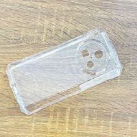 Vente en gros de coques de téléphone portable pour Doogee Fire 7 étuis souples transparents en TPU peints en noir brillant avec poignée de téléphone antichoc
