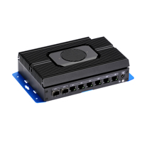 Mini PC Pare-feu I3/I5 12e génération 1215U 1235U 6C 8T avec 6 ports LAN Gigabit Intel I226V et 2 ports SFP+ 10 Gbit/s, double affichage pour la sécurité et la passerelle réseau