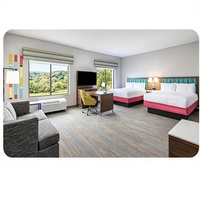 Juego de Muebles de Dormitorio Modernos de Madera Sólida, Solución Integral, Garantía de 2 Años, Tamaños y Colores Personalizados, para Hoteles y Apartamentos de 4-5 Estrellas