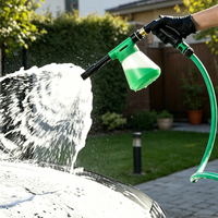 Canon à mousse pour lavage de voiture avec bouteille en plastique de 2 L, pas besoin de nettoyeur haute pression séparé