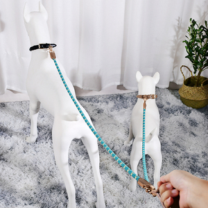 Correa para mascotas gemelos dobles al por mayor, accesorios triples, acopladores de nailon reflectantes, dos collares más para perros y correas, accesorios para caminar - Product Image 3