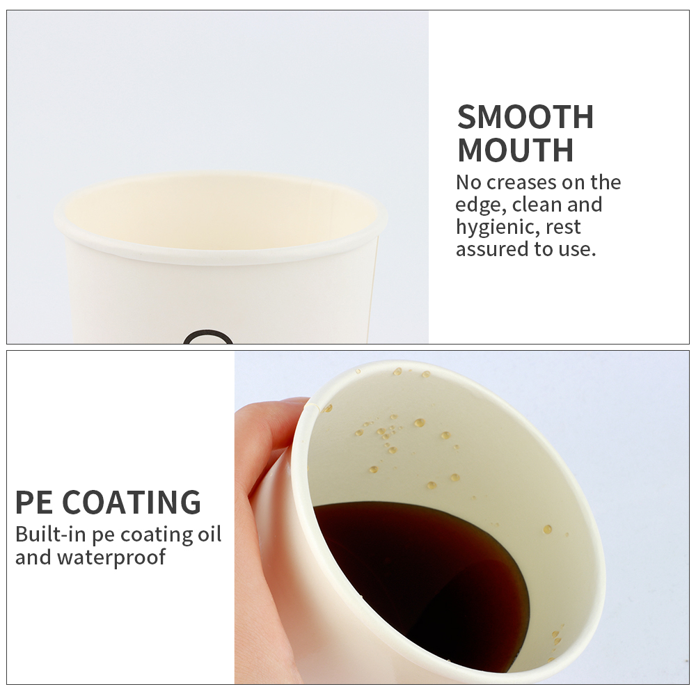 vasos desechable eco friendly disposable compostab customize paper coffee cups for hot drinksPopular