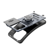 Support de bague antichoc caméra bouclier lentille poussoir fenêtre protecteur PC coque de téléphone pour Redmi Note 14 Pro Poco F7 pour Xiaomi 14 Ultra