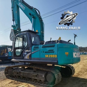 Kobelco 200-8 Used Excavator Original Japan Brand 20 Ton Rubber <b>Tracked</b> Large-Sized 2023 Model 1.0m Bucket Kobelco Engine <b>Pump</b> - Product Image 3