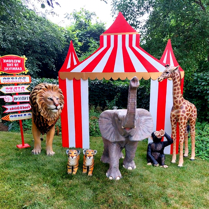 Life Size Animal Prop Fiberglass Animal