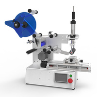 Machine d'étiquetage semi-automatique de haute précision pour surfaces concaves en arc, autocollante pour applications d'étiquetage concises