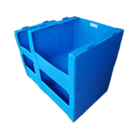 Bacs d'étagère en plastique ondulé rentables personnalisés, boîtes de cueillette d'entrepôt PP de haute qualité personnalisés, bacs de cueillette Coroplast