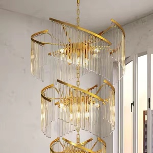 Lampadario a Sospensione in Cristallo di Lusso <span class=keywords><strong>Contemporaneo</strong></span> <span class=keywords><strong>per</strong></span> Hotel, Ristoranti, Sale da Pranzo e Soggiorni - Product Image 4