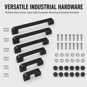 Furniture Handle <b>Bar</b> Black Zinc Alloy Cabinet Kitchen Minimalist Durable Drawer Door <b>Pull</b> - Product Image 4