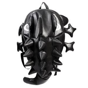 Sac à dos de basketball fantaisie et stylé avec fermeture éclair, tendance, pour étudiants masculins, moto, casque de moto, sac à dos de conduite - Product Image 5