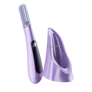 Depiladora Facial Recargable con Luz LED y Pantalla Digital, Herramienta de Exfoliación Facial sin Dolor, Removedor de Vello Facial para Mujeres - Product Image 1