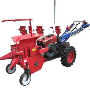 Tractor pequeño de mano, cosechadora de maíz montada en tractor, máquina cosechadora de maíz, máquina cosechadora de maíz