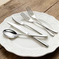 Ensemble de couverts de mariage modernes en acier inoxydable 304 poli miroir, réutilisables, fourchette et cuillère, compatibles lave-vaisselle, durables