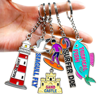 Porte-clés en métal personnalisé personnalisé, logo de votre entreprise, porte-clés en métal moulé sous pression, fabricant de porte-clés