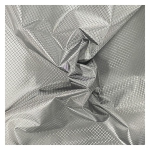 <span class=keywords><strong>Tissu</strong></span> 100% NYLON6.6 BR <span class=keywords><strong>CORDURA</strong></span> Dobby 30D <span class=keywords><strong>Ripstop</strong></span> diamanté super léger avec laminage TPU soudable pour bateau et planche de surf - Product Image 5