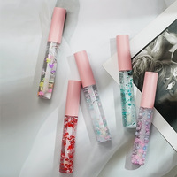 Huile à lèvres liquide minérale nude transparente en gros, marque privée, base de gloss à lèvres, maquillage scintillant, imperméable
