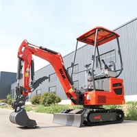 Envío Gratis, Mini Excavadora SDJK de 1, 2 y 3.5 Toneladas, con Motor Kubota, Certificación CE y EPA, Mini Excavadora Hidráulica Nueva