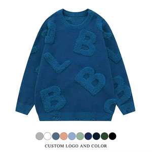 Maglione da Uomo con Collo Tondo e Maniche Lunghe, Logo Personalizzato, in <span class=keywords><strong>Poliestere</strong></span> con Ricamo 3D, Maglioni Lavorati a Maglia per Uomo - Product Image 5