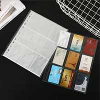 Feuilles de recharge personnalisées double face A4 pour album photo Kpop, pochettes PP à 11 anneaux pour cartes et pièces de monnaie
