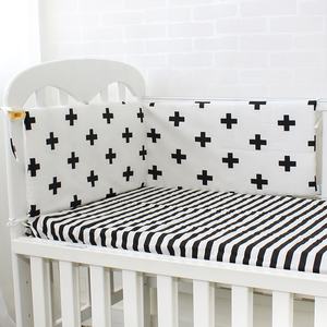 Bajo Precio ajustable de 100% algodón orgánico del bebé cama <span class=keywords><strong>cuna</strong></span> <span class=keywords><strong>ropa</strong></span> de cama parachoques <span class=keywords><strong>conjunto</strong></span> - Product Image 4