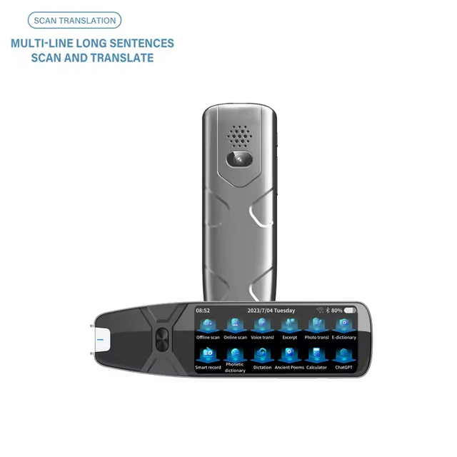 Voice Translation Multifunctional Scanning Pen Translator for Russian and French Texts,offline Scanning and Reading Pen