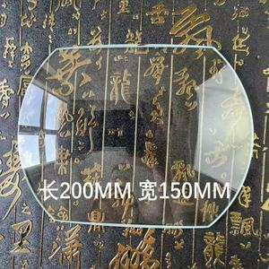 Lente convexa plana de aumento <span class=keywords><strong>3x</strong></span> rectangular redondo de vidrio grande personalizado de alta claridad - Product Image 3